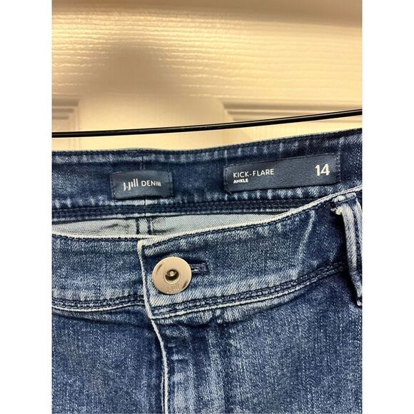 J. Jill Kick-Flare Ankle Jeans sz 14 EUC - Picture 3 of 6